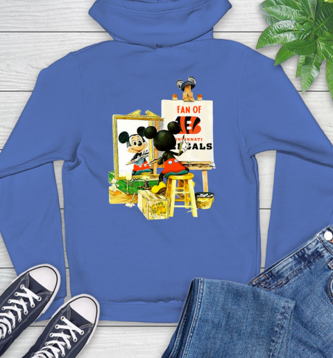 NFL Football Cincinnati Bengals Mickey Drawing Shirt 22