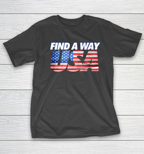 Find A Way USA Flag T-Shirt
