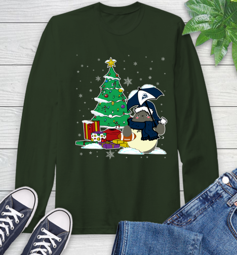 Los Angeles Rams NFL Football Cute Tonari No Totoro Christmas Sports Long Sleeve T-Shirt 7