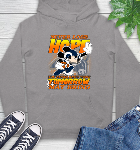 Los Angeles Rams NFL Football Mickey Disney Never Lose Hope Hoodie 6
