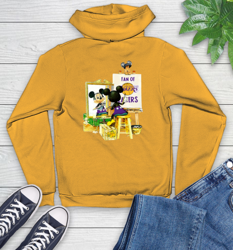 NBA Basketball Los Angeles Lakers Mickey Drawing Shirt 125 NBA Basketball Los Angeles Lakers Mickey Drawing Shirt - Image 125