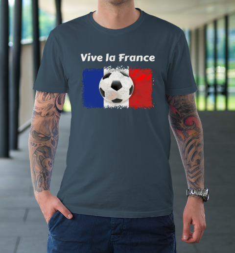 Viva la France For French Football Soccer Fans T-Shirt 4