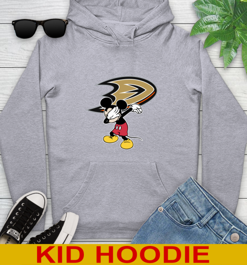 Anaheim Ducks NHL Hockey Dabbing Mickey Disney Sports Youth Hoodie 6