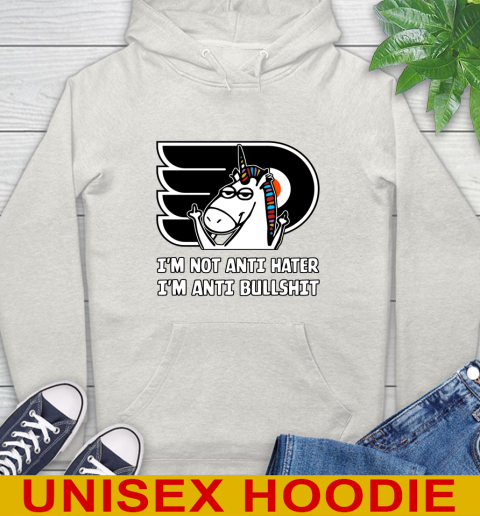 Philadelphia Flyers NHL Hockey Unicorn I'm Not Anti Hater I'm Anti Bullshit Hoodie 13 Philadelphia Flyers NHL Hockey Unicorn I'm Not Anti Hater I'm Anti Bullshit Hoodie - Image 13