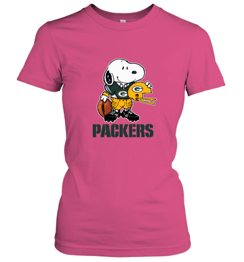 Green Bay Packers Pink Dog T-Shirt - Large