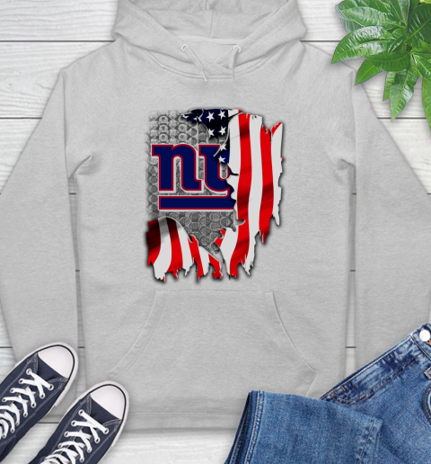 New York Giants NFL Football American Flag Hoodie 6
