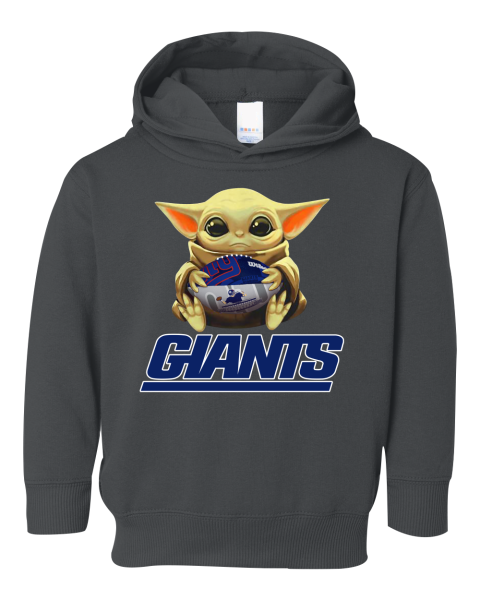 NFL Football New York Giants Baby Yoda Star Wars Toddler Hoodie