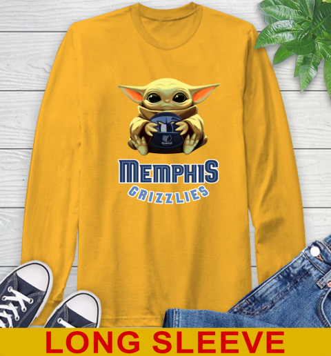 NBA Basketball Memphis Grizzlies Star Wars Baby Yoda Shirt 60