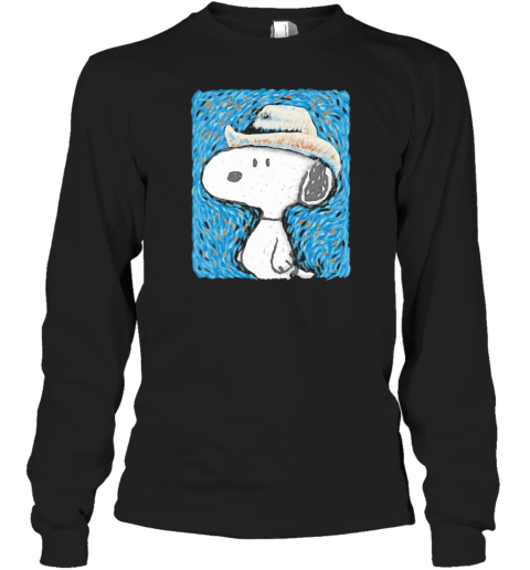 Snoopy Van Gogh Snoop Van Dogh Long Sleeve T-Shirt