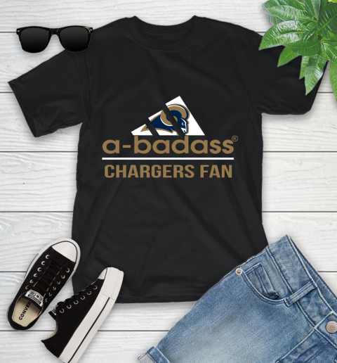 Los Angeles Rams NFL Football A Badass Adidas Adoring Fan Sports Youth T-Shirt