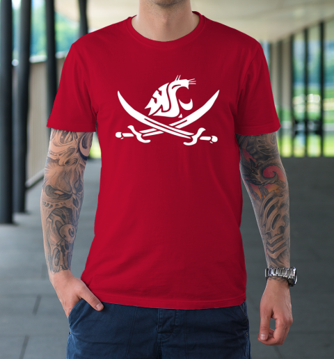WSU Pirate Shirt Mike Leach WSU Pirate Sword T-Shirt 8