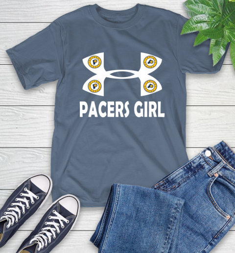 NBA Indiana Pacers Girl Under Armour Basketball Sports T-Shirt 8
