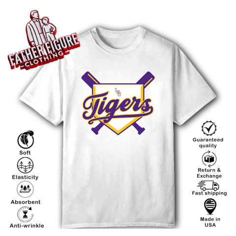 Lsu Tigers Baseball T-Shirt - Apparel Lsu Tigers Baseball T-Shirt - Apparel