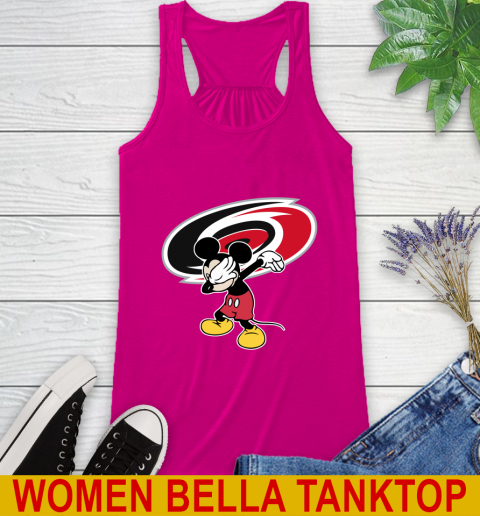 Carolina Hurricanes NHL Hockey Dabbing Mickey Disney Sports Racerback Tank 8