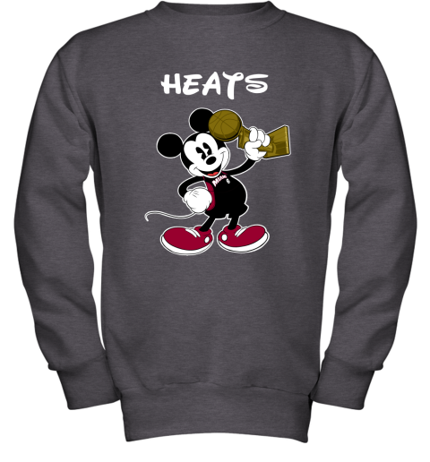 Mickey Miami Heats Youth Sweatshirt