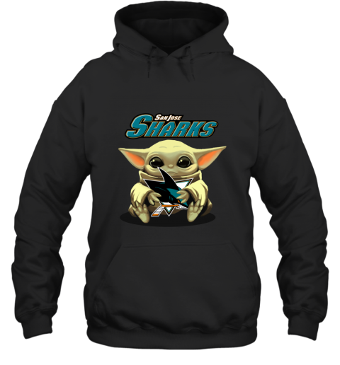 Official Star Wars Baby Yoda hug San Jose Sharks shirt, hoodie, sweater