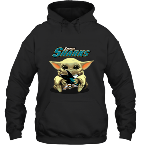 Baby Yoda Hugs The San Jose Sharks