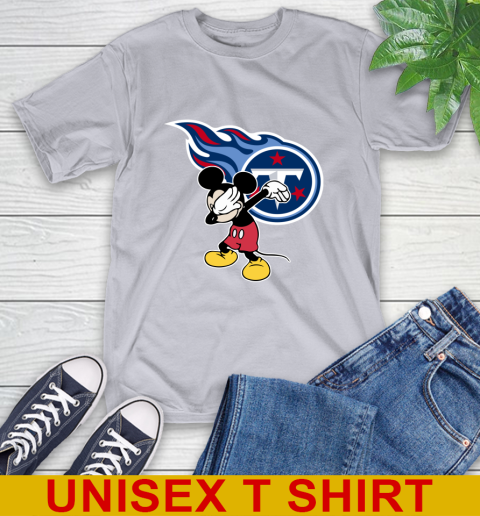 Tennessee Titans NFL Football Dabbing Mickey Disney Sports T-Shirt 6
