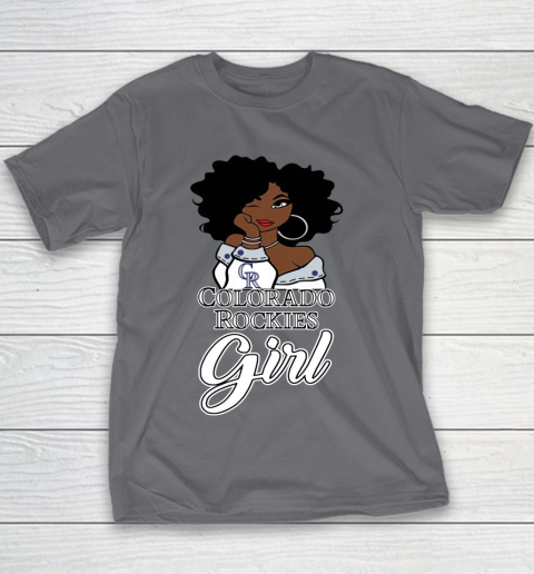 Colorado Rockiess Girl MLB Youth T-Shirt 8