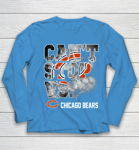 NFL Chicago Bears Can't Stop Vs Youth Long Sleeve 5