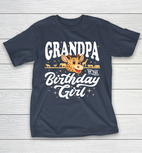 Grandpa Funny Gift Apparel  Grandpa Birthday Crew Jungle Safari Animals T-Shirt 3