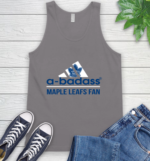 NHL A Badass Toronto Maple Leafs Fan Adidas Hockey Sports Tank Top 6
