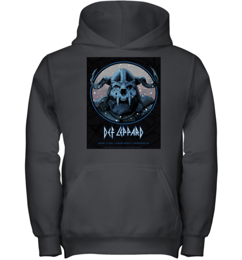 Def Leppard Minneapolis August 14, 2022 The Stadium Tour Youth Hoodie
