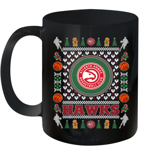 Atlanta Hawks Merry Christmas NBA Basketball Loyal Fan Ceramic Mug 11oz