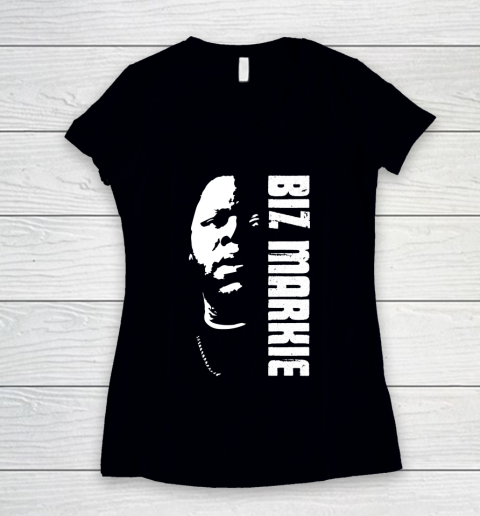 Biz Markie shirt Biz Markie art Gift For Fans Women's V-Neck T-Shirt