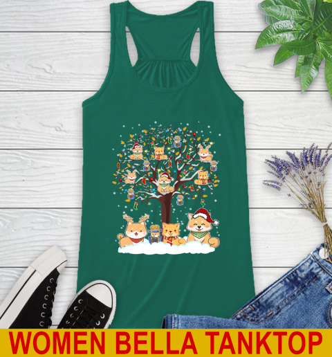 Shiba inu dog pet lover light christmas tree shirt 41