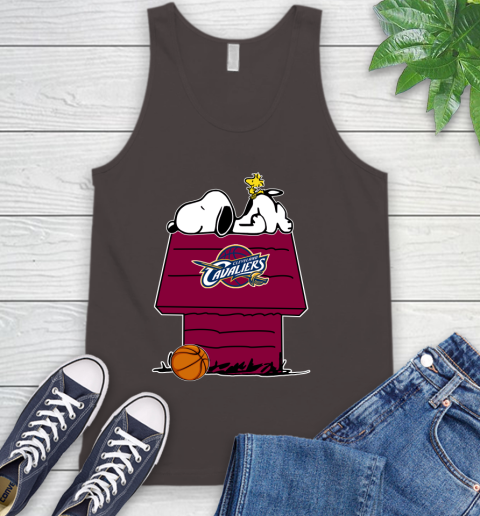 Cleveland Cavaliers NBA Basketball Snoopy Woodstock The Peanuts Movie Tank Top 7