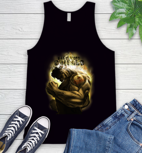 Baltimore Orioles MLB Baseball Hulk Marvel Avengers Sports Tank Top