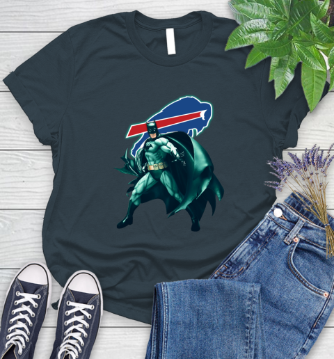 NFL Batman Football Sports Buffalo Bills Women's T-Shirt 8