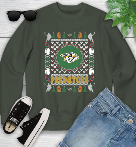 Nashville Predators Merry Christmas NHL Hockey Loyal Fan Ugly Shirt 123