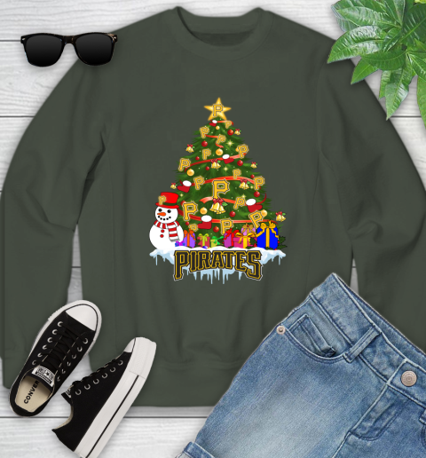 Pittsburgh Pirates Merry Christmas MLB Baseball Sports Youth Sweatshirt 10