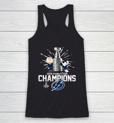 2020 Stanley Cup Champion Tampa Bay Lightning Snoopy Racerback Tank