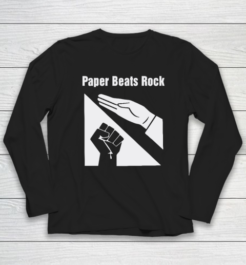 Paper Beats Rock Long Sleeve T-Shirt
