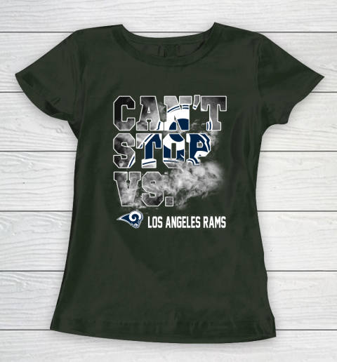 NFL Los Angeles Rams Can't Stop Vs Women's T-Shirt 4