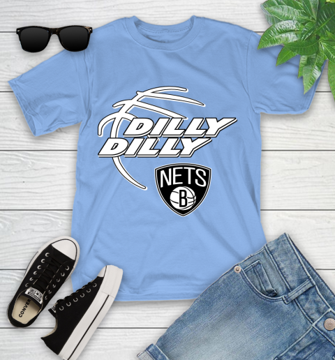 NBA Brooklyn Nets Dilly Dilly Basketball Sports Youth T-Shirt 11