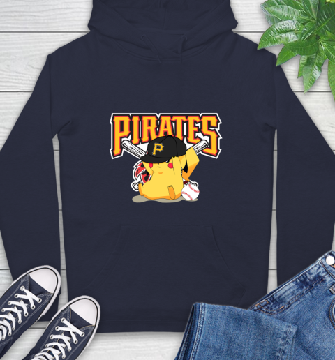 MLB Pikachu Baseball Sports Pittsburgh Pirates Hoodie 4