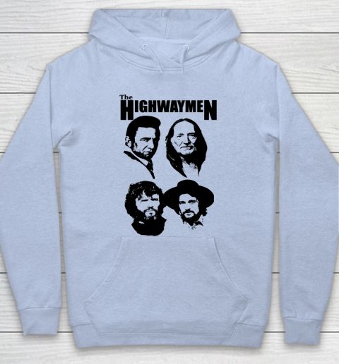 Willie Nelson Johnny Cash Outlaw Country Super Group The Highwaymen Hoodie 5