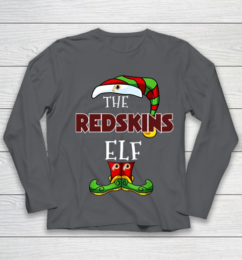 Washington Redskins Christmas ELF Funny NFL Youth Long Sleeve 6