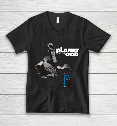 Doctor Who Shirt PLANET OF THE OOD V-Neck T-Shirt