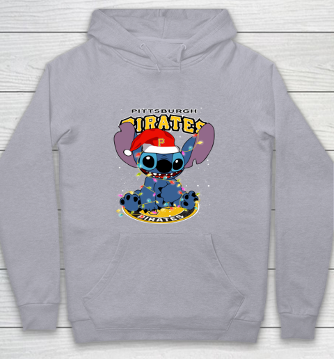 Pittsburgh Pirates MLB noel stitch Baseball Christmas Youth Hoodie 4