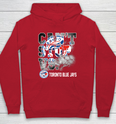 MLB Toronto Blue Jays Baseball Can't Stop Vs Blue Jays Hoodie 7