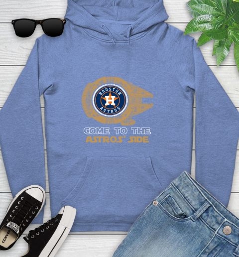 MLB Come To The Houston Astros Side Star Wars Baseball Sports Youth Hoodie 13
