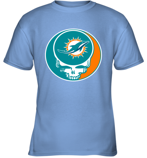 Miami Dolphins / Grateful Dead Custom Printed T-Shirt