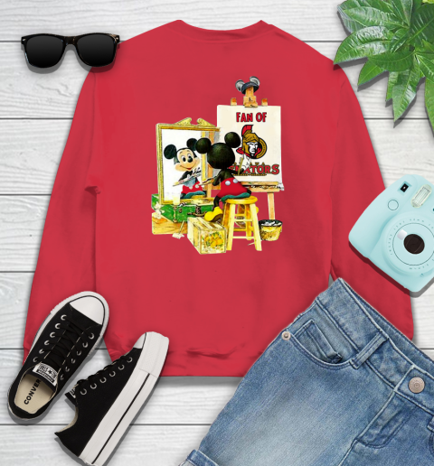 NHL Hockey Ottawa Senators Mickey Drawing Shirt 111