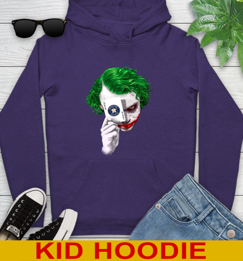 Houston Astros MLB Baseball Joker Card Shirt Youth Hoodie 5