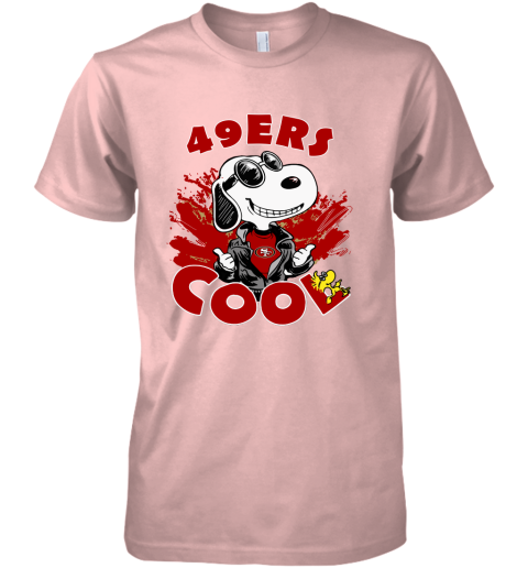 San Francisco 49ers Snoopy Joe Cool We're Awesome Premium Men's T-Shirt 